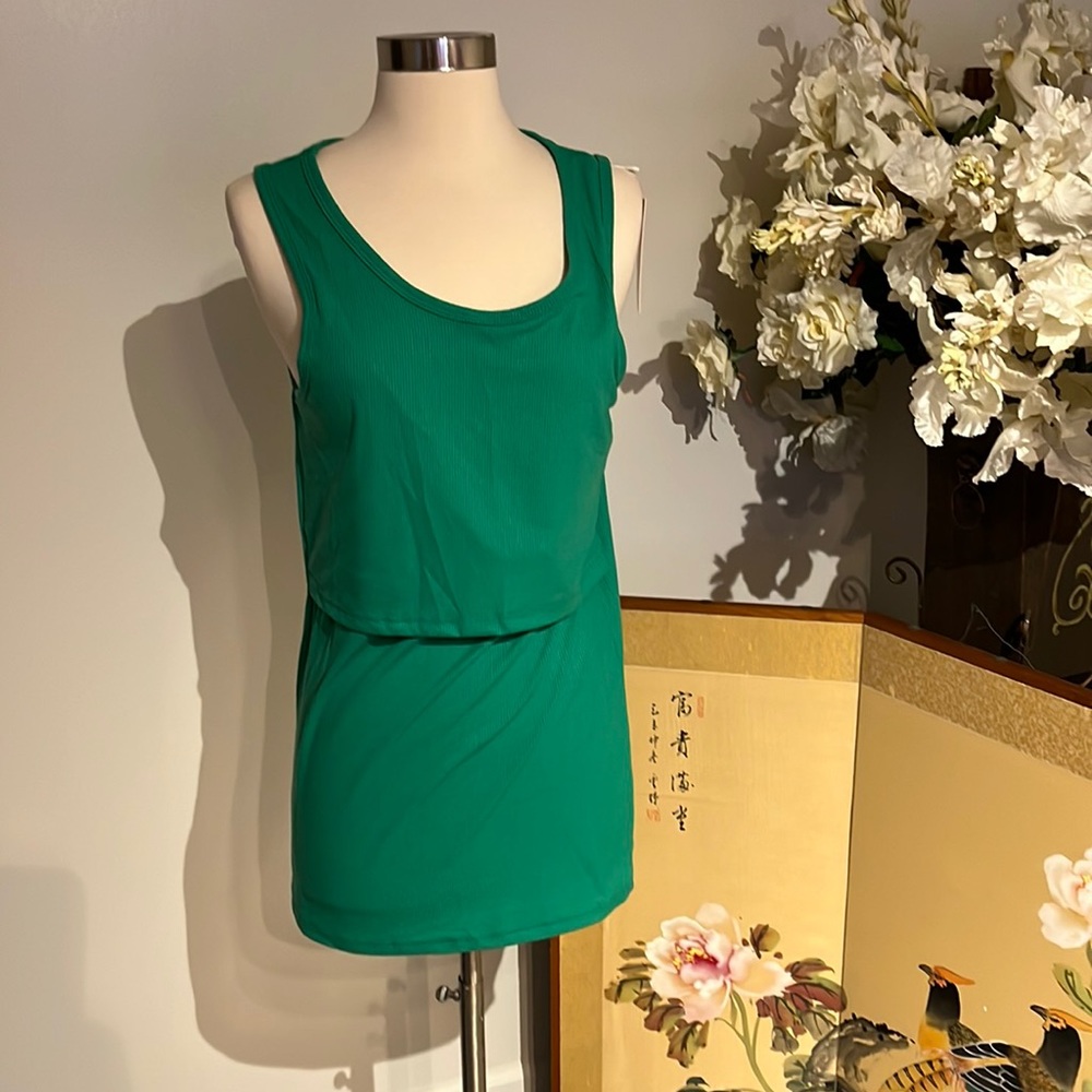 Latched Mama Green Tank top Size M